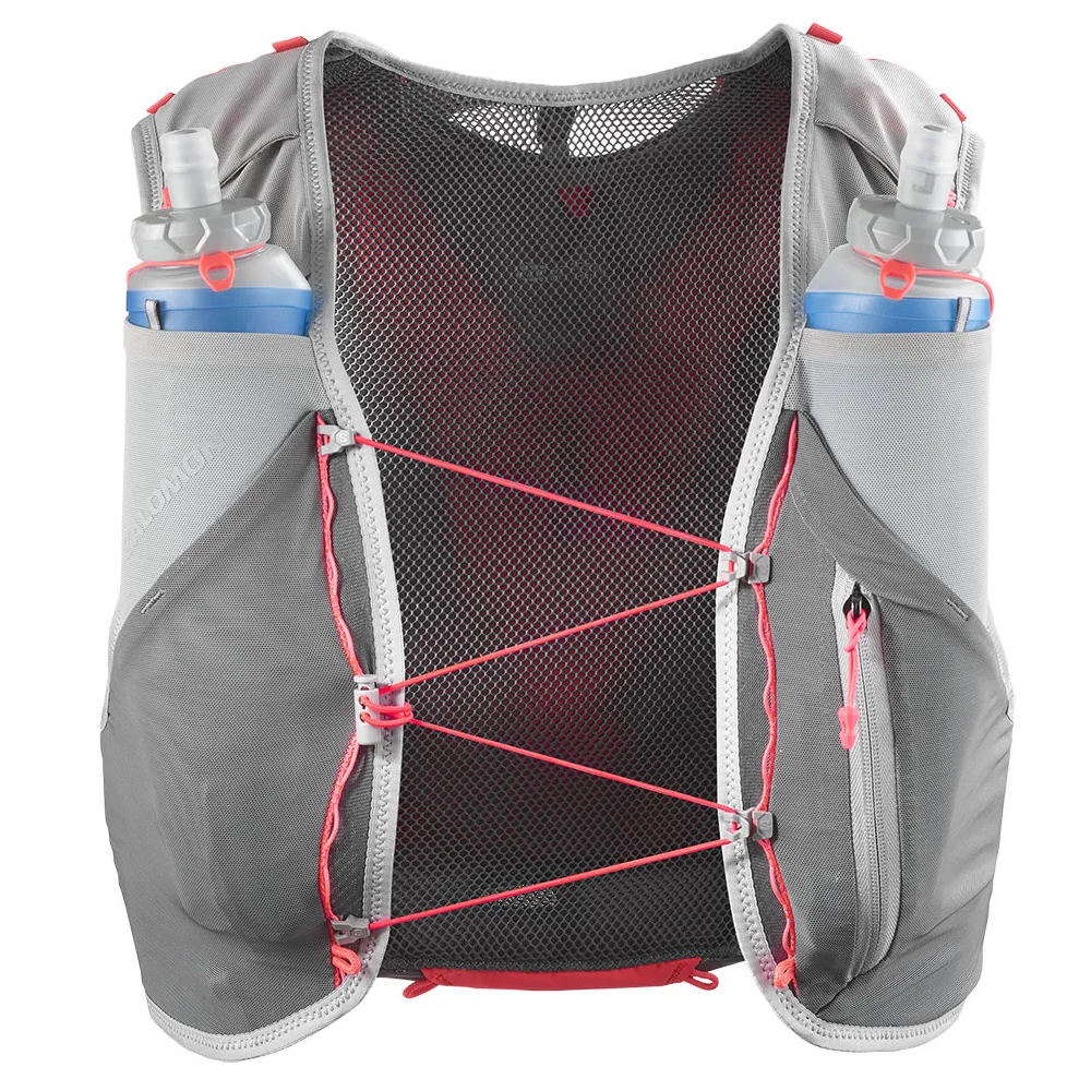 Salomon Adv skin 5L SS25 : Castlerock.Alloy.Neon Flame