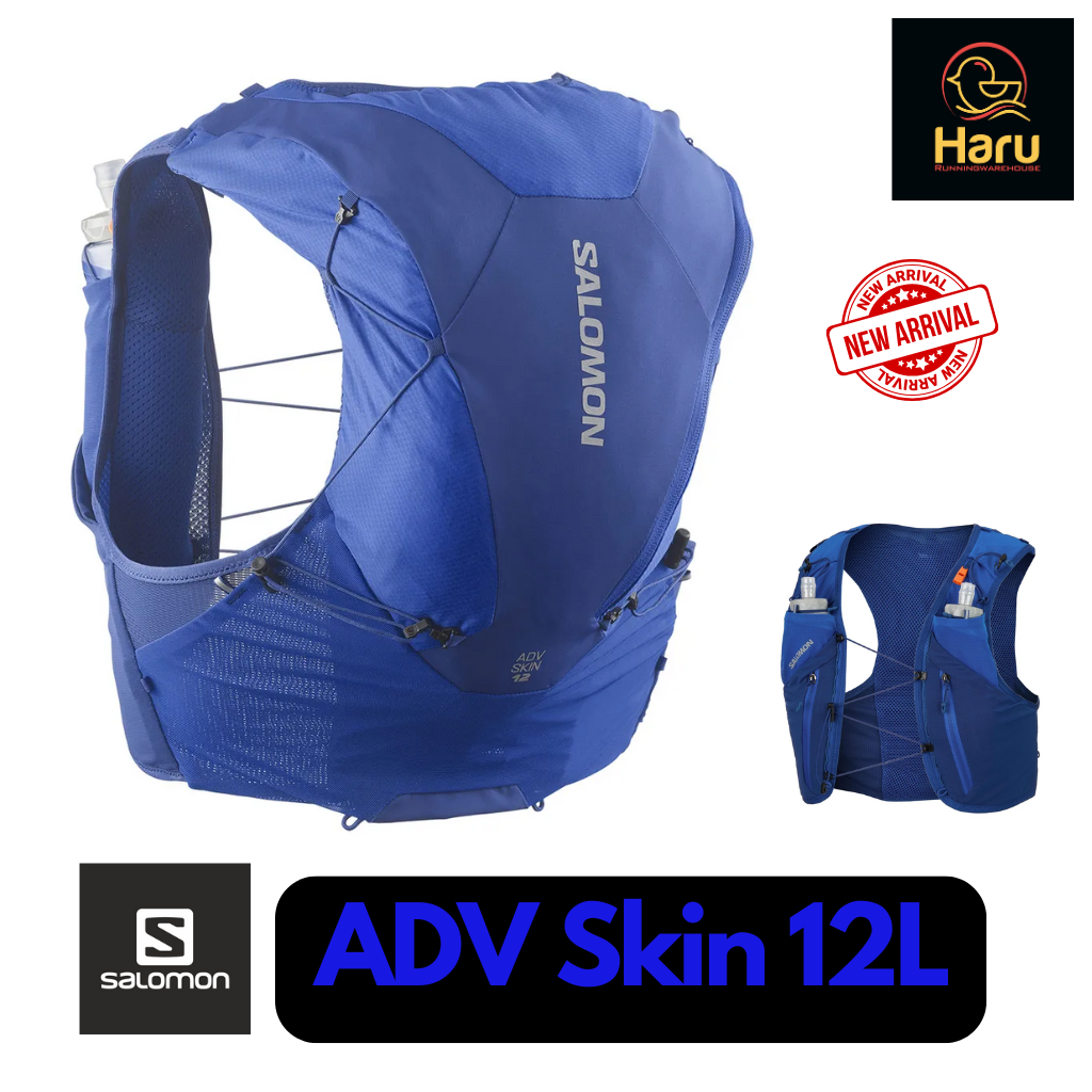 Salomon Adv skin 12L SS25 : สีน้ำเงิน