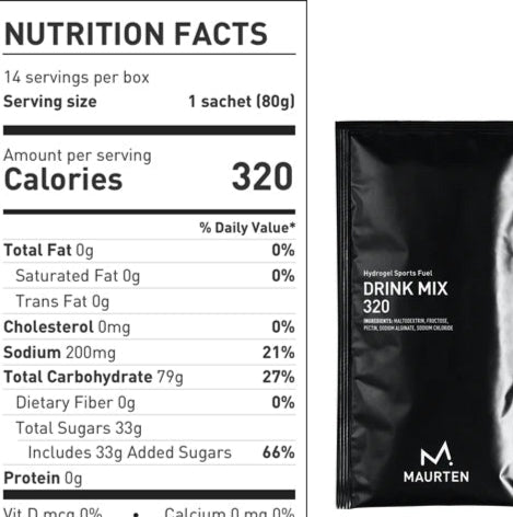 Maurten Energy Drink Mix 320 : BOX 14 pcs