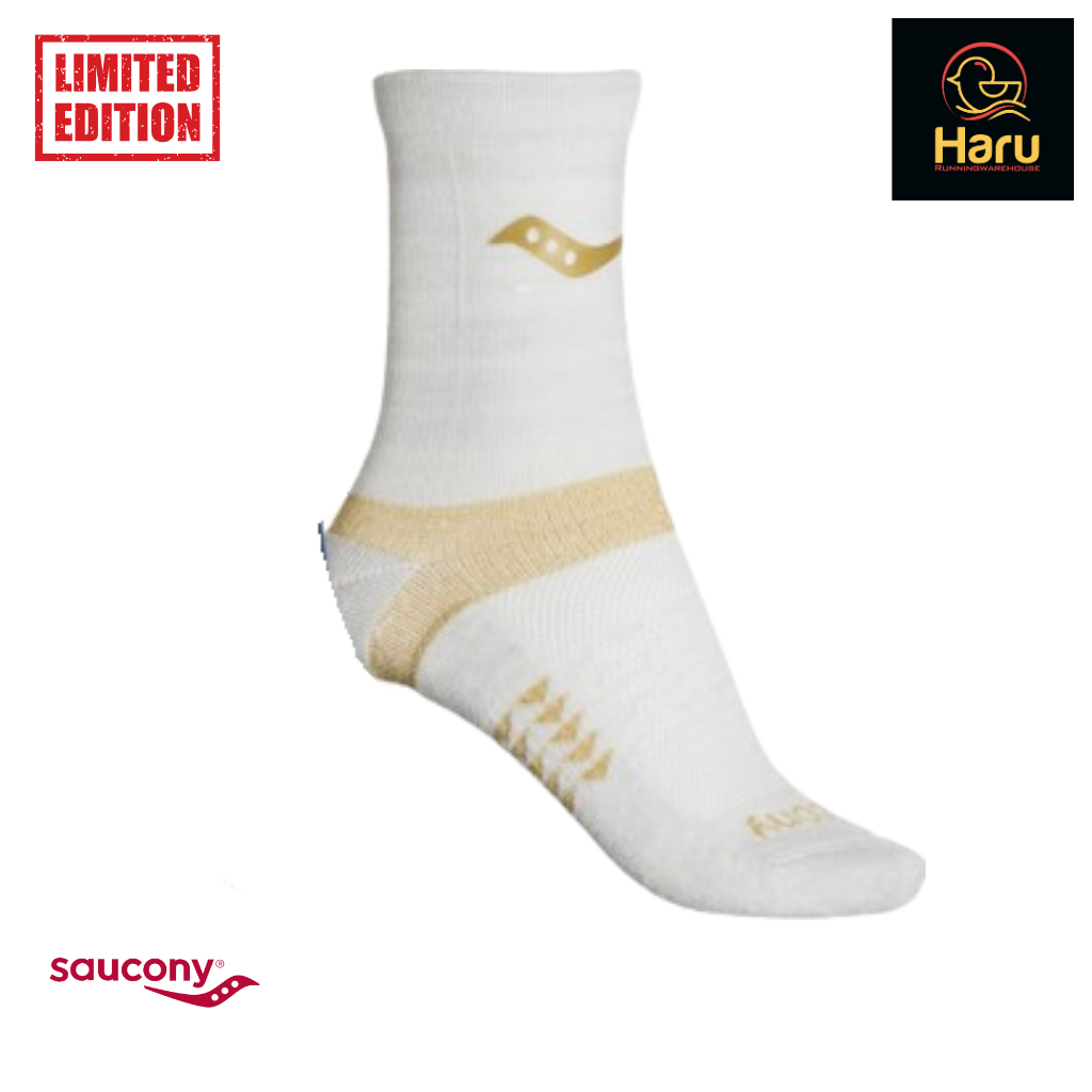 Saucony Inferno Cushion Limited Edition Socks  : Quarter Crew Unisex