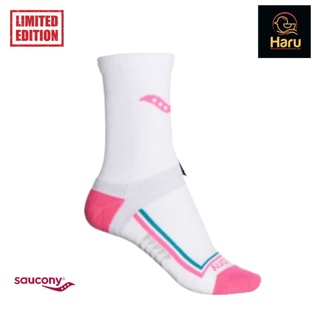 Saucony Inferno Cushion Limited Edition Socks  : Quarter Crew Unisex